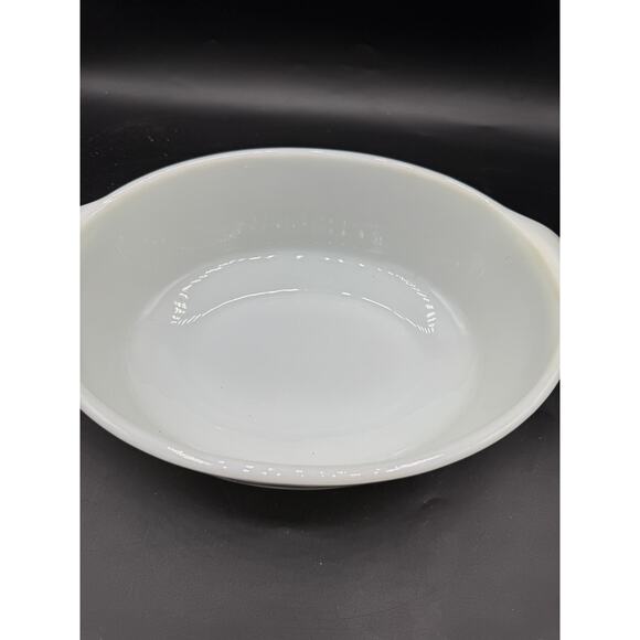 Anchor Hocking Fire King #433 Blue Cornflower 1-1/2 Qt Casserole Dish lid PYREX - Picture 3 of 5